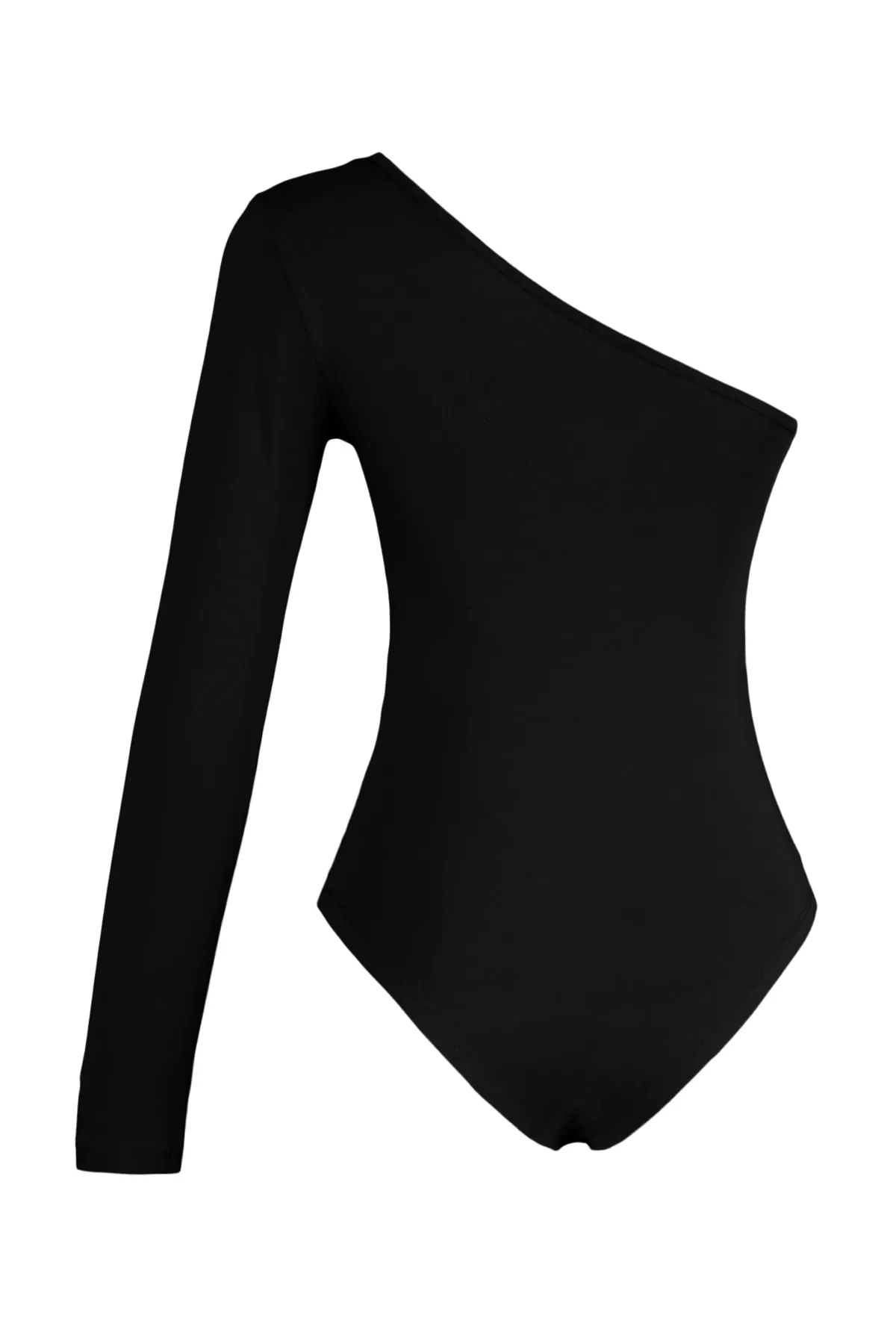 Trendyol Collection  Schwarzer, einärmliger Strick-Body aus Baumwollstretch mit Druckknöpfen TWOSS23BD00013