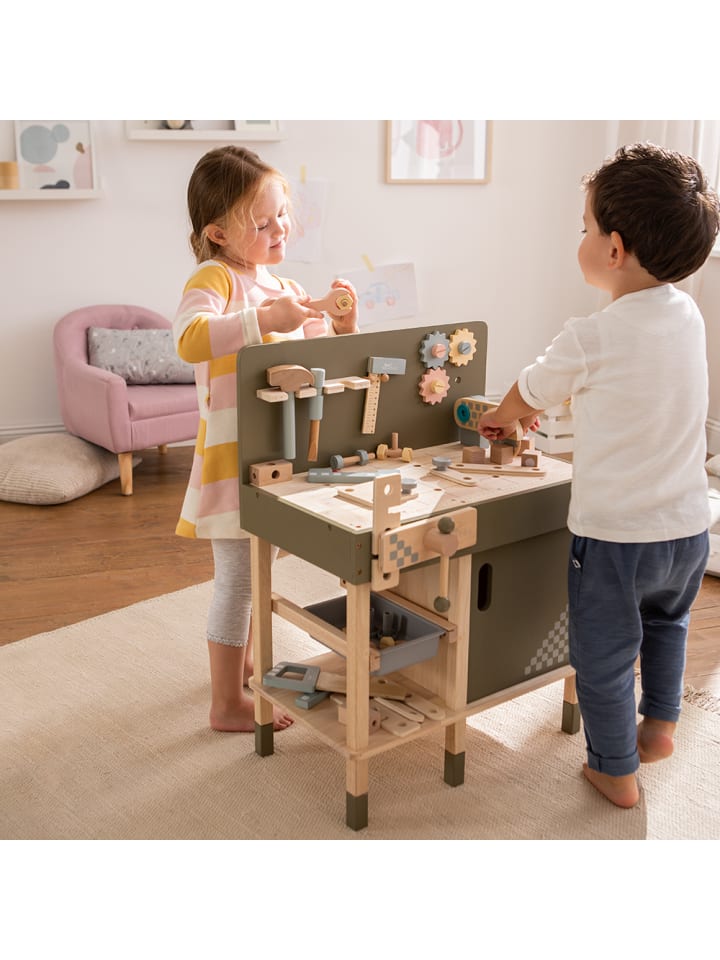 howa Werkbank für Kinder aus Holz mit 47 tlg. Zubehör Kinderwerkbank ab 3 Jahre günstig kaufen onesize