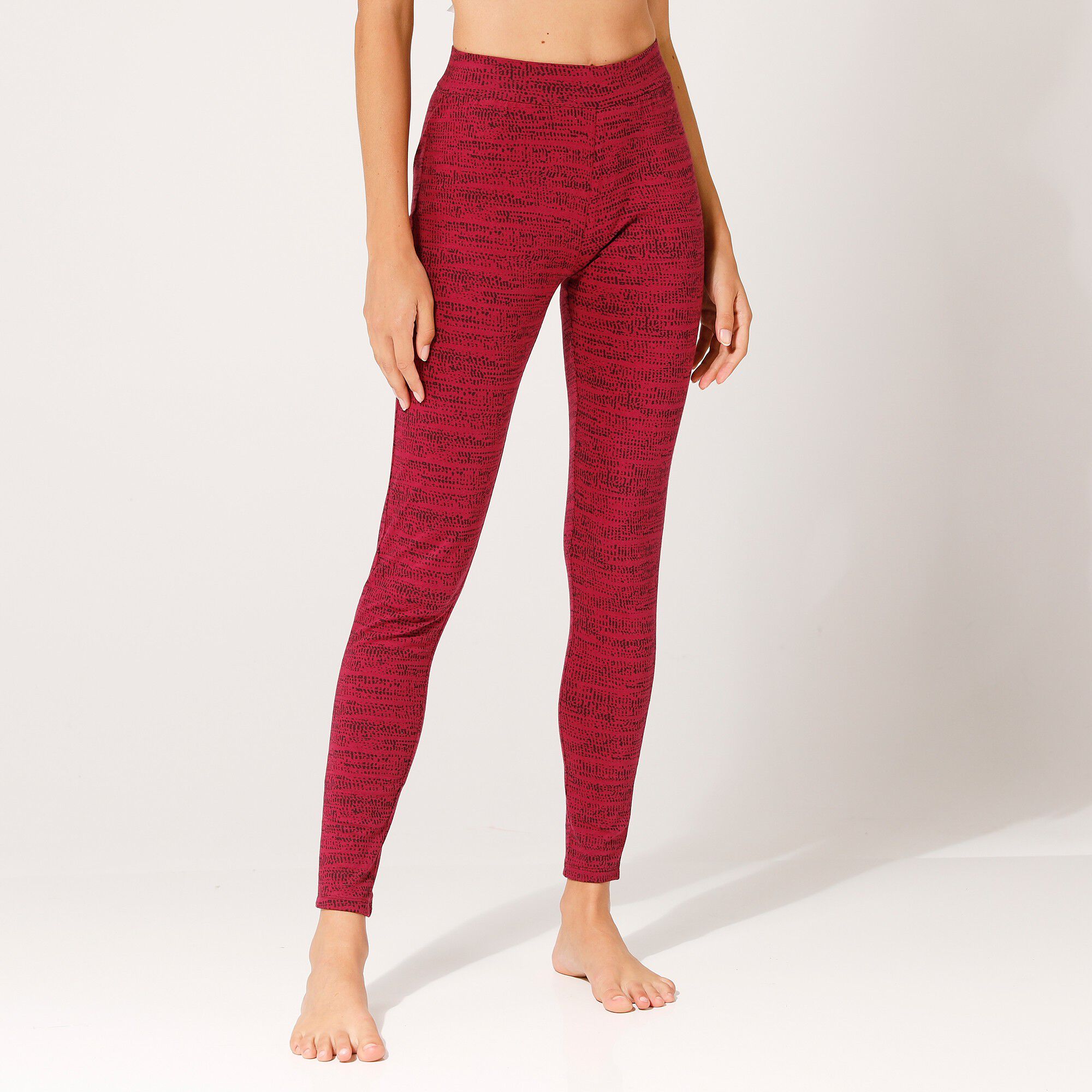 Legging imprimé effet chiné