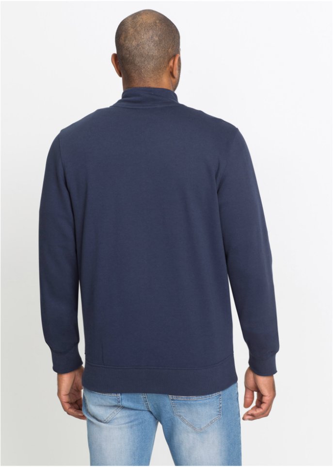 Sweatjacke mit Stehkragen