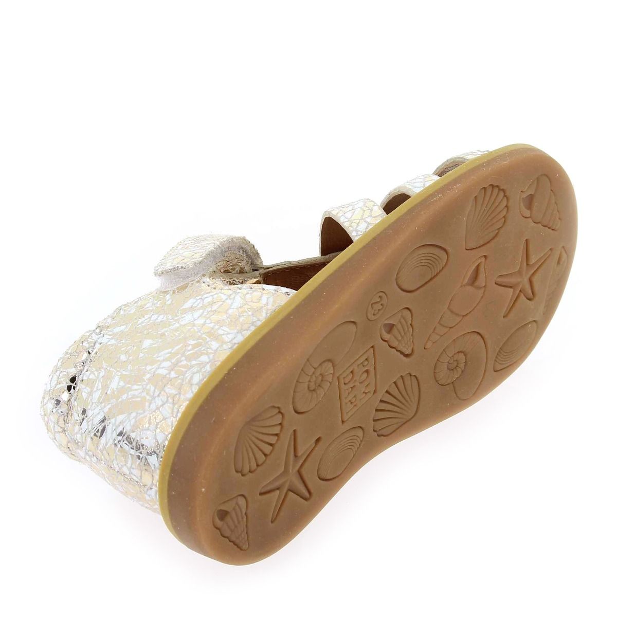 Pom d'api  POPPY STRAP - Platine blanc