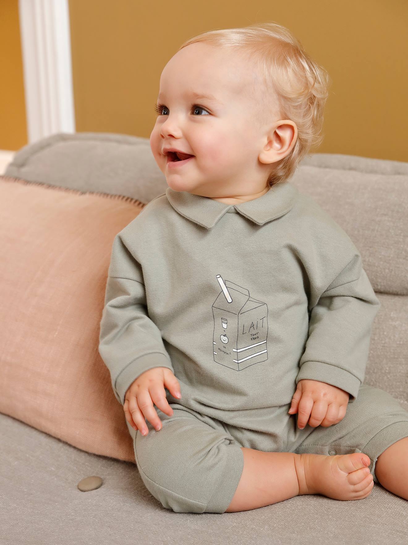 Vertbaudet Baby Overall - aqua