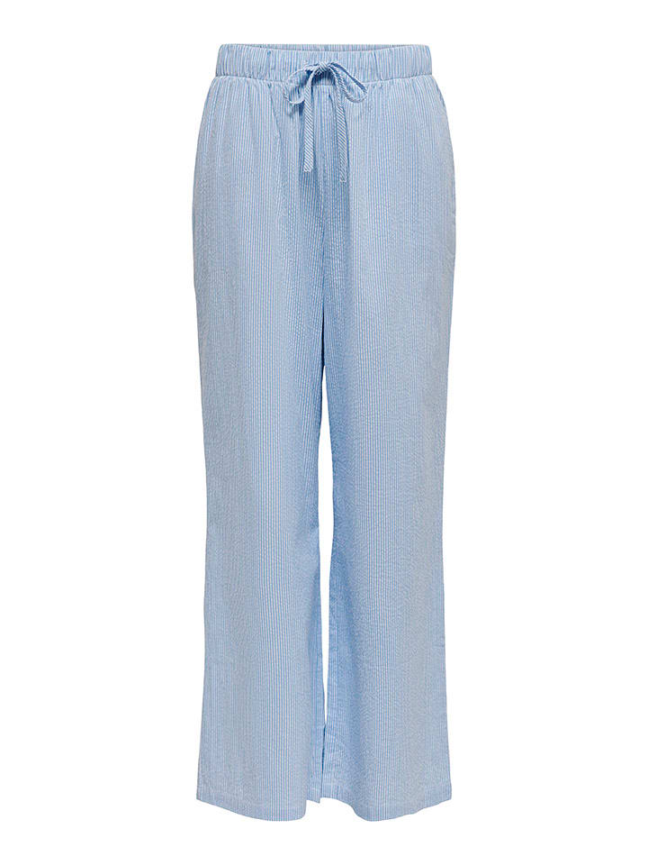ONLY Hose in Hellblau/ Streifen günstig kaufen