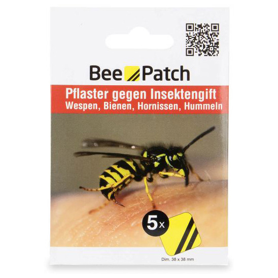 Bee-Patch - Bienen- und Wespenpflaster - Erste Hilfe Set