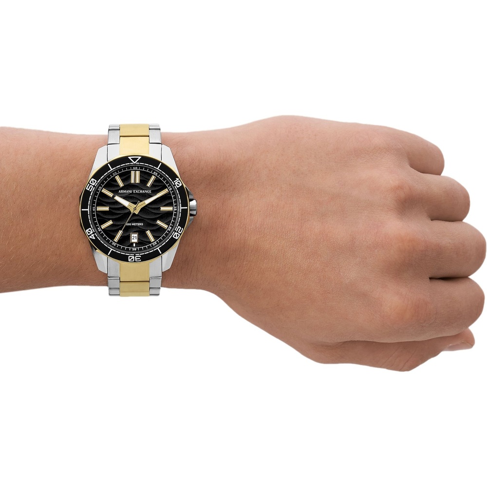 Armani Exchange Montre pour hommes Acier inoxydable Montre
