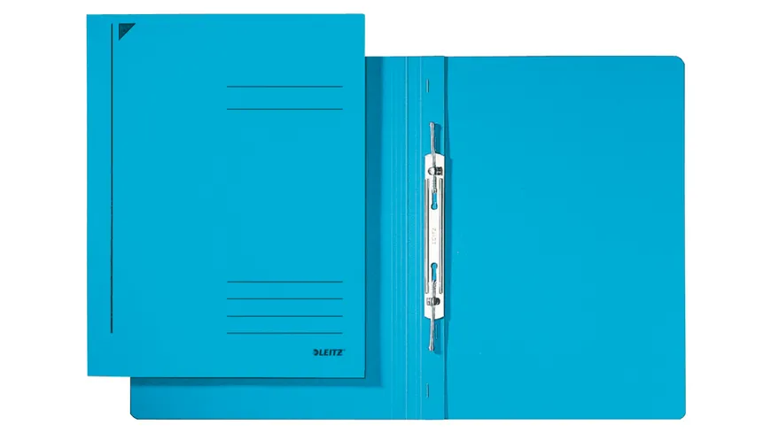 LEITZ Pappspiralhefter A4 blau blau