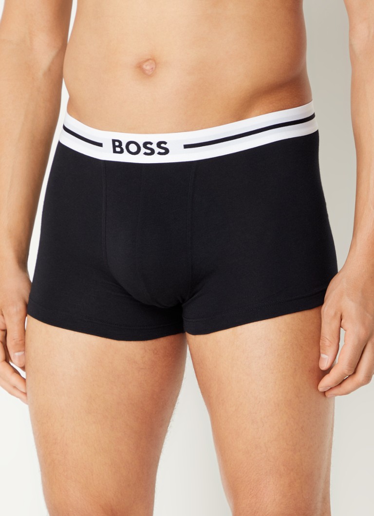 Lot de 3 boxers HUGO BOSS en coton bio épais