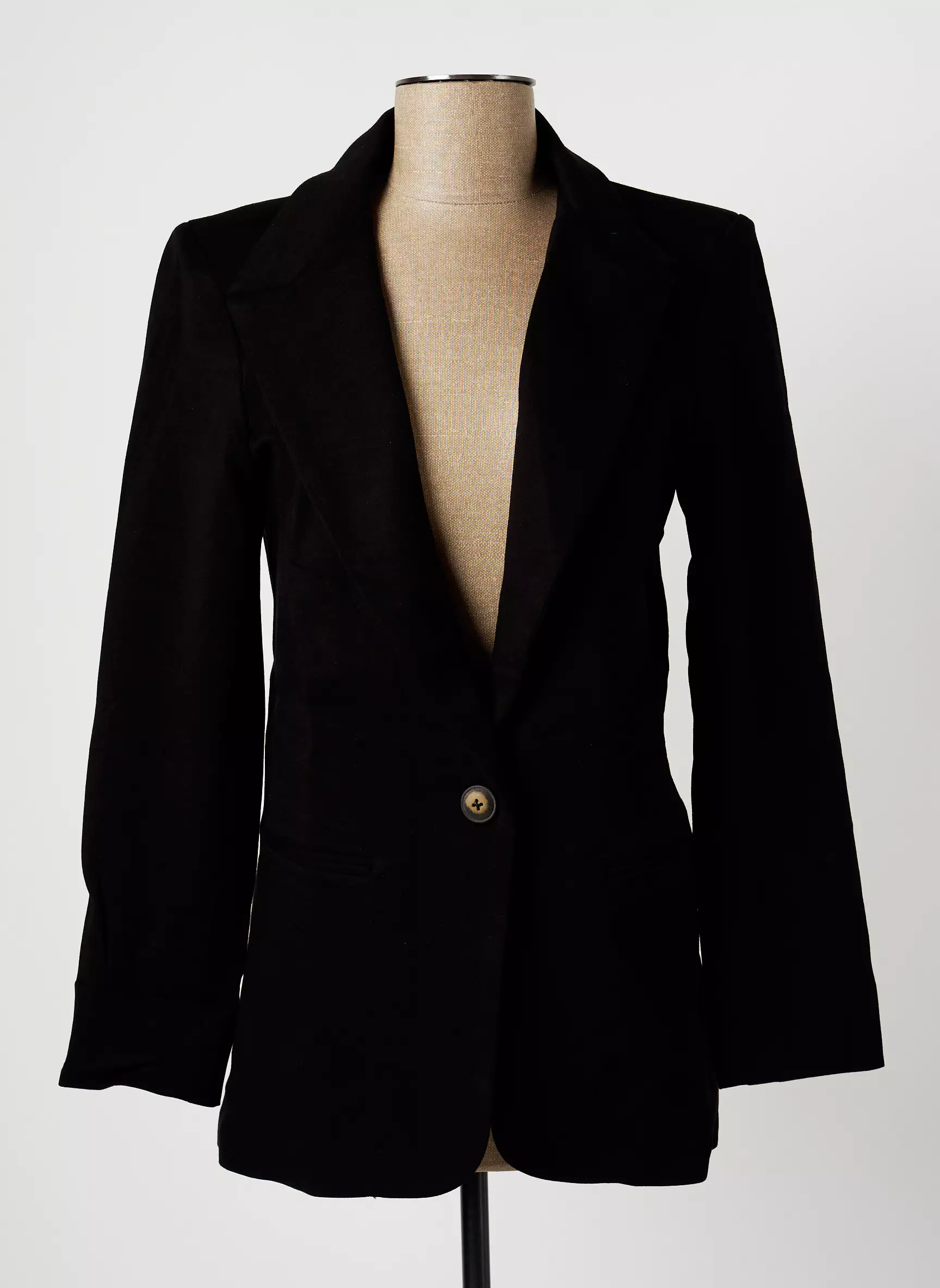 Denim  Dress Blazers Femme couleur noir