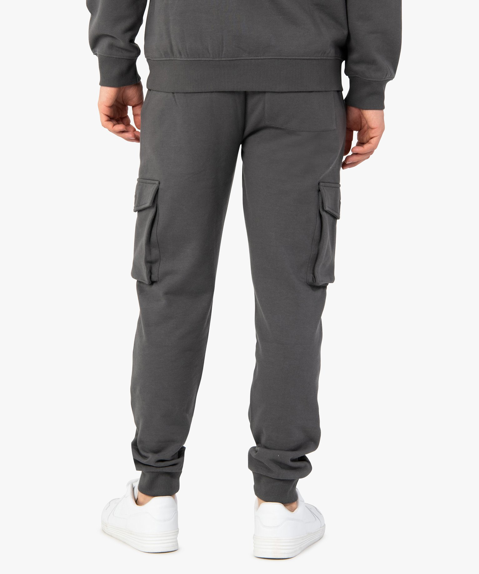 Pantalon de jogging homme avec poches à rabat – Camps United gris | GEMO