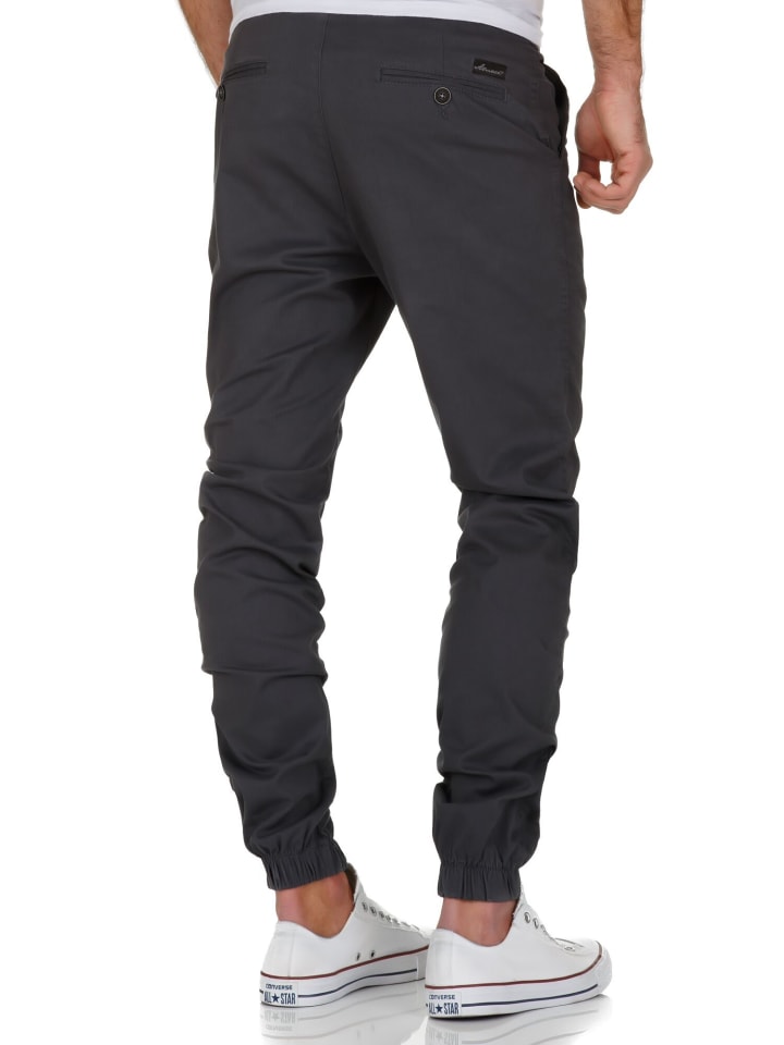 Amaci&Sons Basic Jogger-Chino NEW JERSEY in Anthrazit günstig kaufen