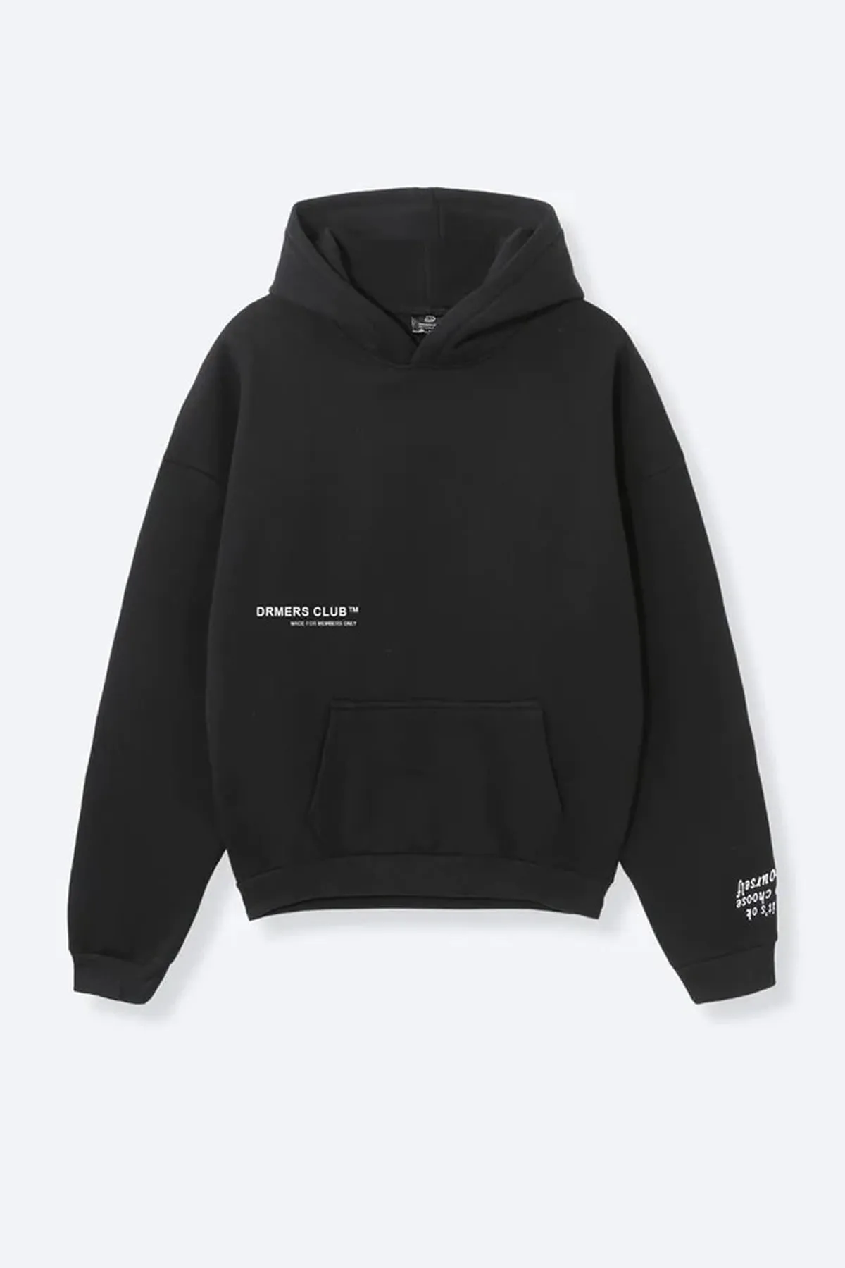 MODAGEN  Unisex-Sweatshirt in Schwarz aus 100 % Baumwolle in Übergröße