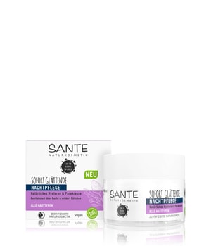 Sante Sofort glättende Nachtpflege Natürliches Hyaluron & Parakresse Nachtcreme-50 ml