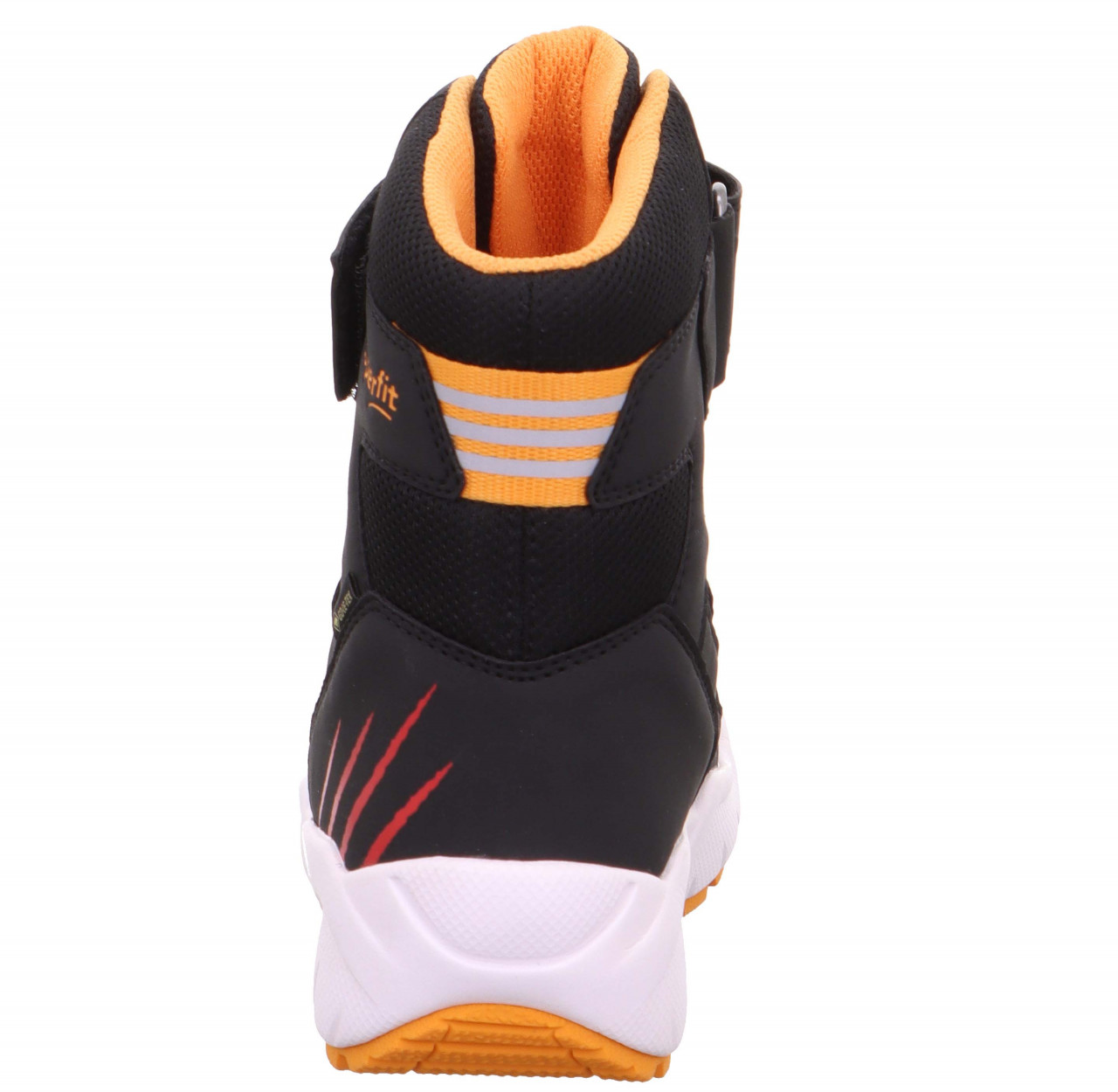 CULUSUK 2.0 - Schwarz/Orange Boots mit Klettverschluss