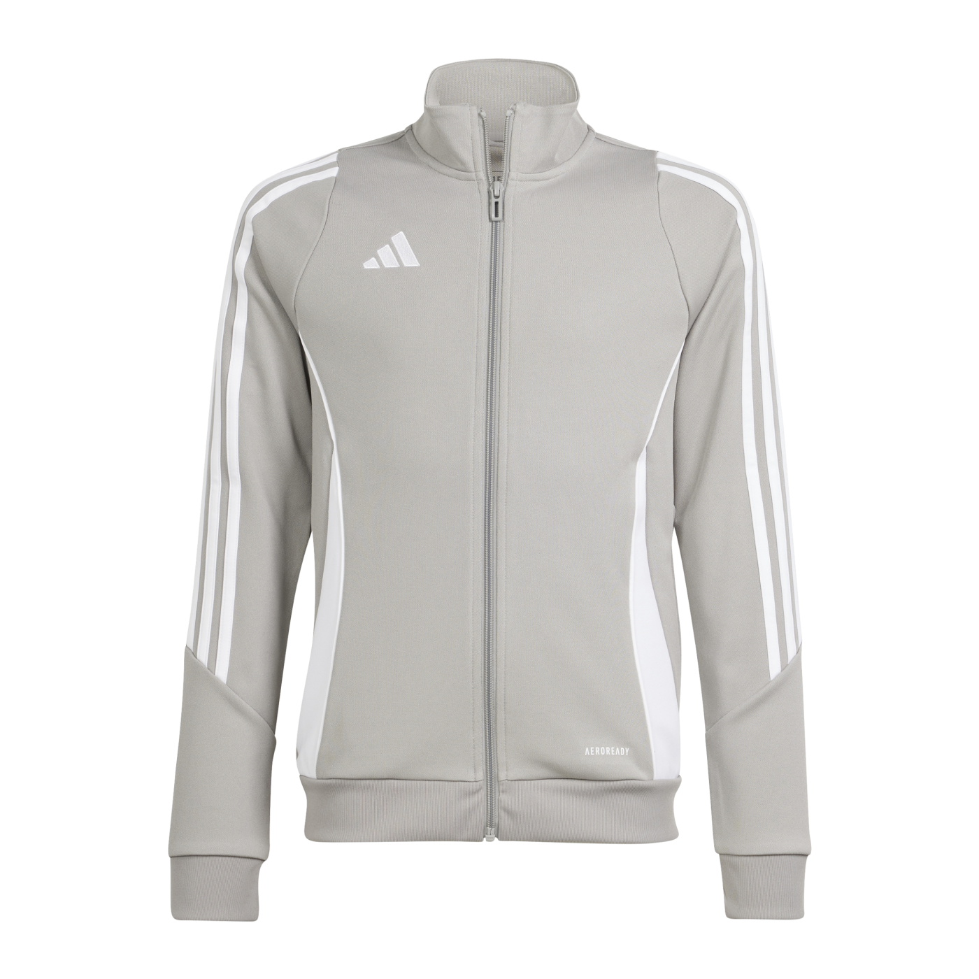 adidas Tiro 24 Trainingsjacke Kids Grau Weiss