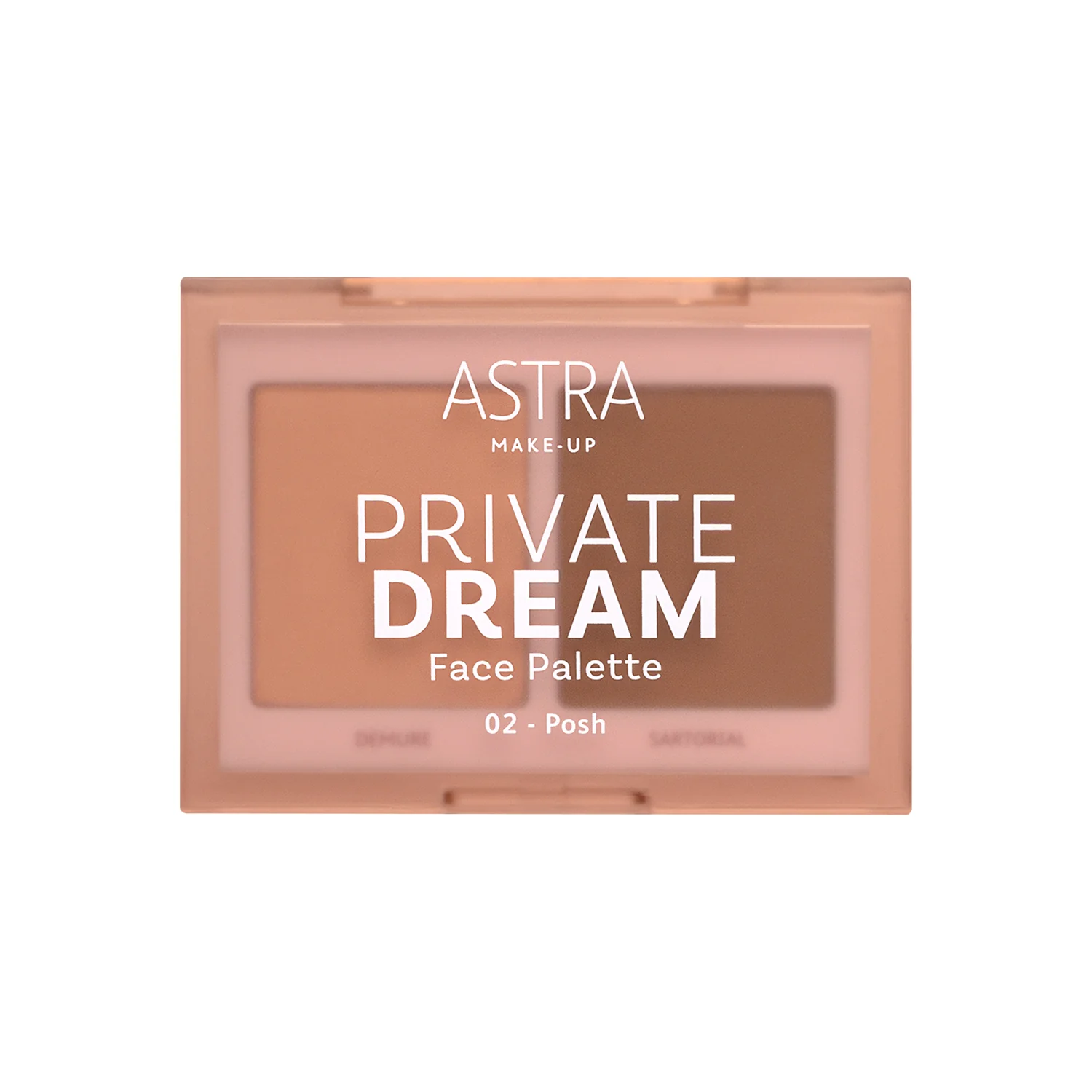 Paleta na tvár PRIVATE DREAM - Paleta na tvár, kompaktná lícenka, bronzer, kontúrovanie tváre