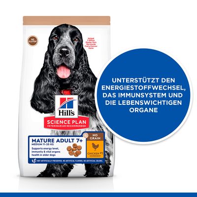 Hill's Science Plan Mature Adult 7+ No Grain mit Huhn
