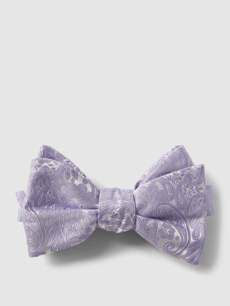 Fliege mit Allover-Muster Modell 'Paisley' in flieder