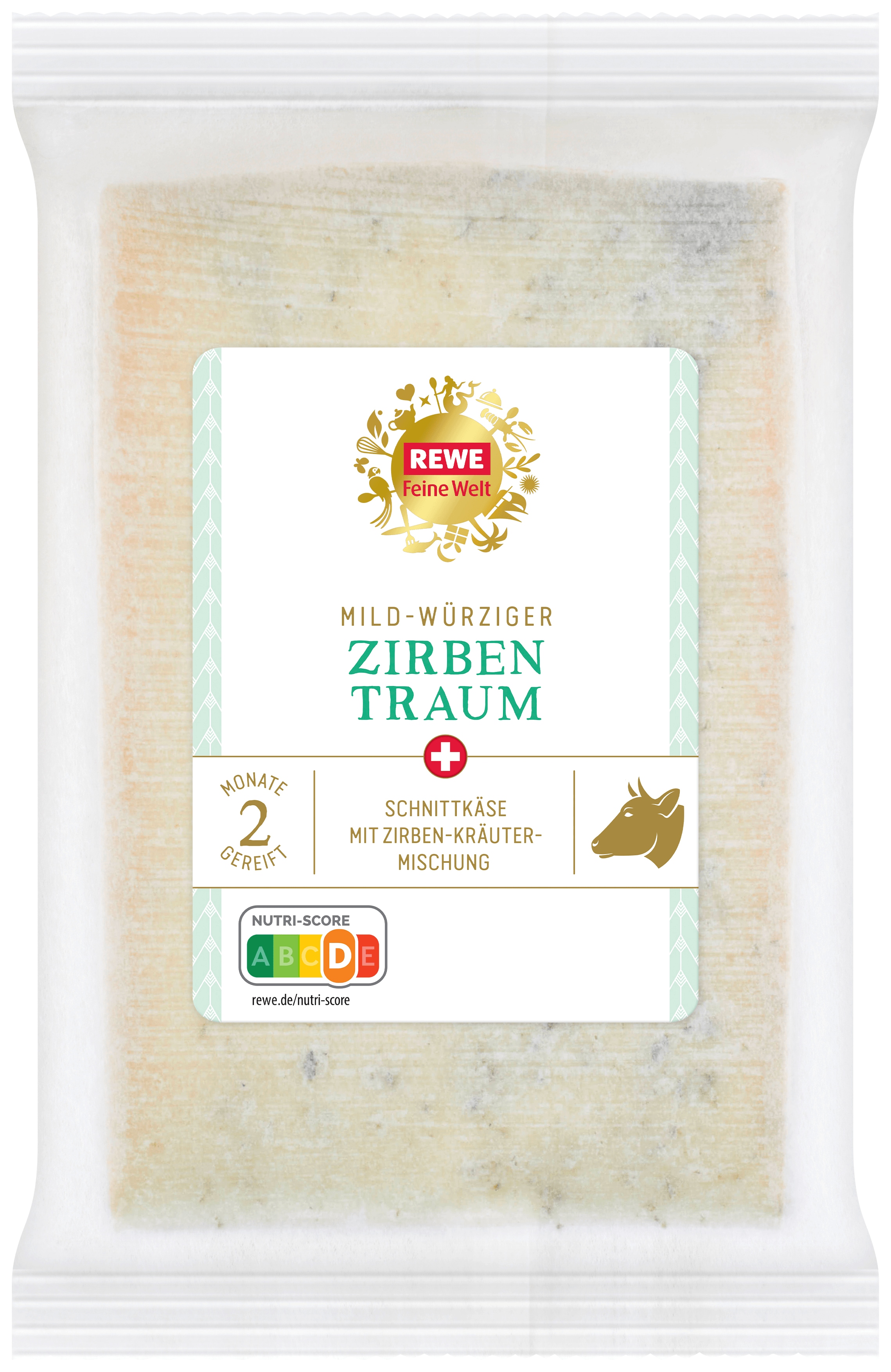 REWE Feine Welt Zirbentraum Schnittkäse 150g