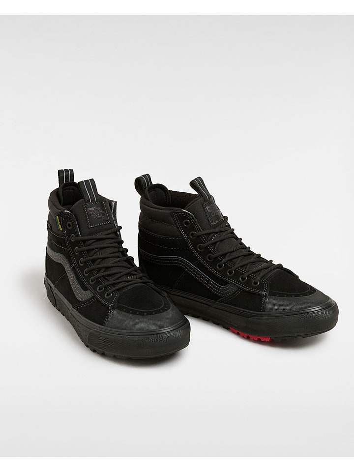Vans Leder-Sneakers in Schwarz günstig kaufen