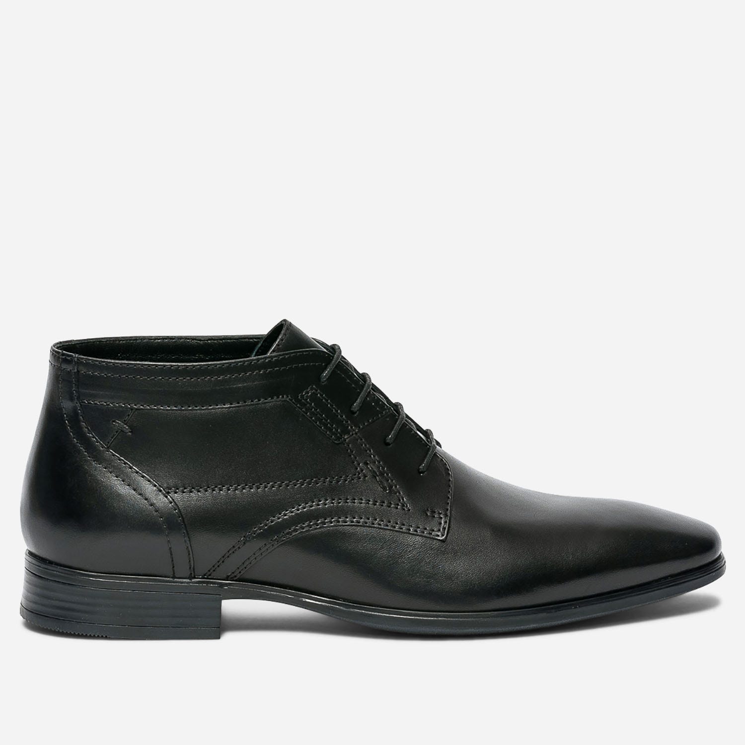 Chukka boots noir en cuir