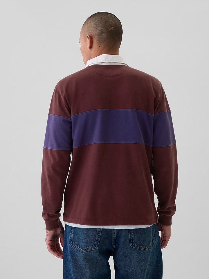 GAP Poloshirt in Bordeaux/ Blau günstig kaufen