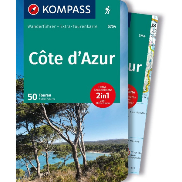 KOMPASS WANDERFÜHRER CÔTE D' AZUR