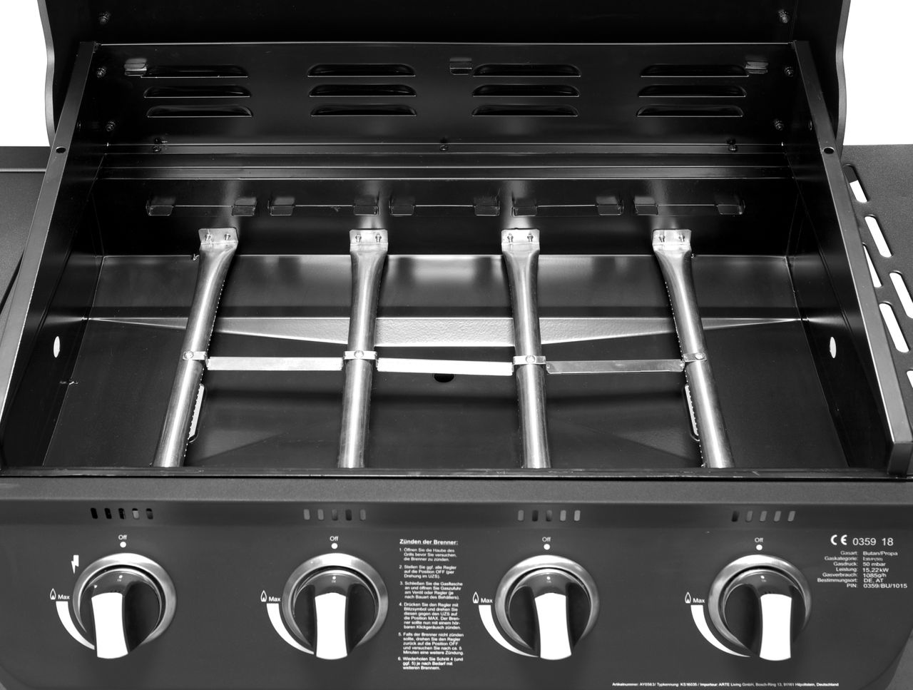 El Fuego Gasgrill Columbus 4  1