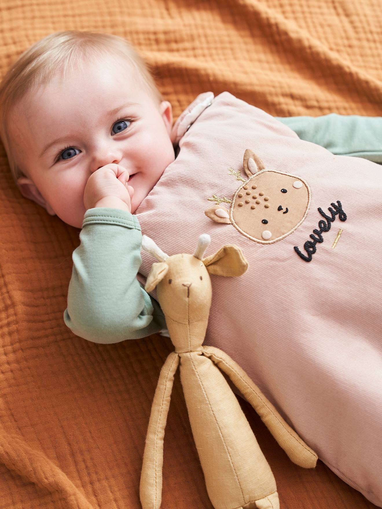 Gigoteuse sans manches GREEN FOREST rose