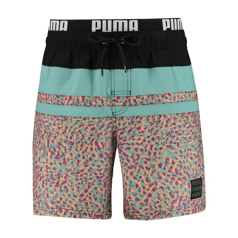 PUMA Swim Heritage Stripe Mid Badehose Funktionsunterhose Herren