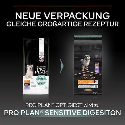 PURINA PRO PLAN All Sizes Puppy Sensitive Digestion Getreidefrei Truthahn
