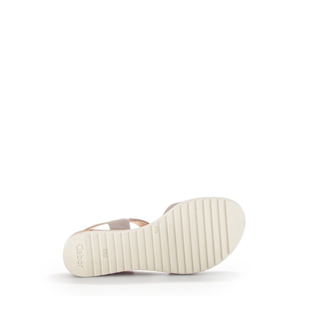 Gabor comfort Keilsandalette beige