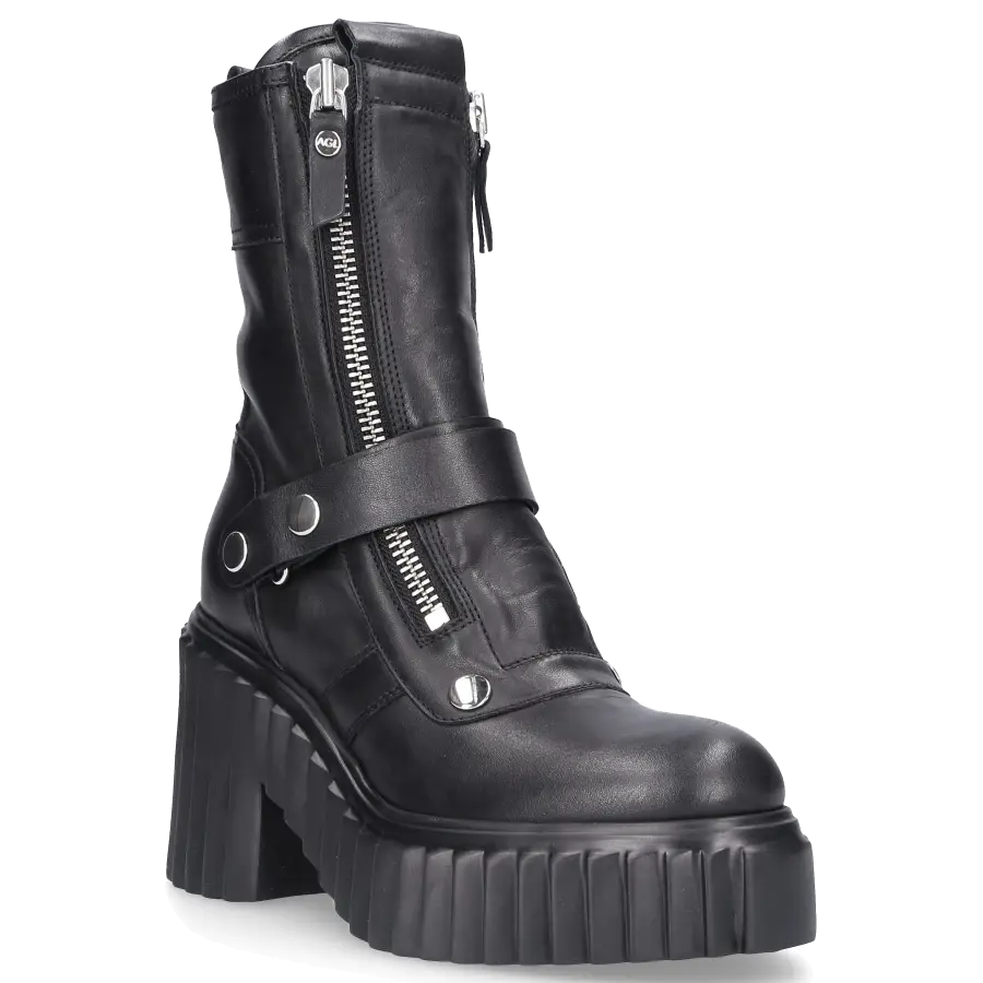 AGL Attilio Giusti Leombruni - Stiefeletten TANIA Kalbsleder - schwarz