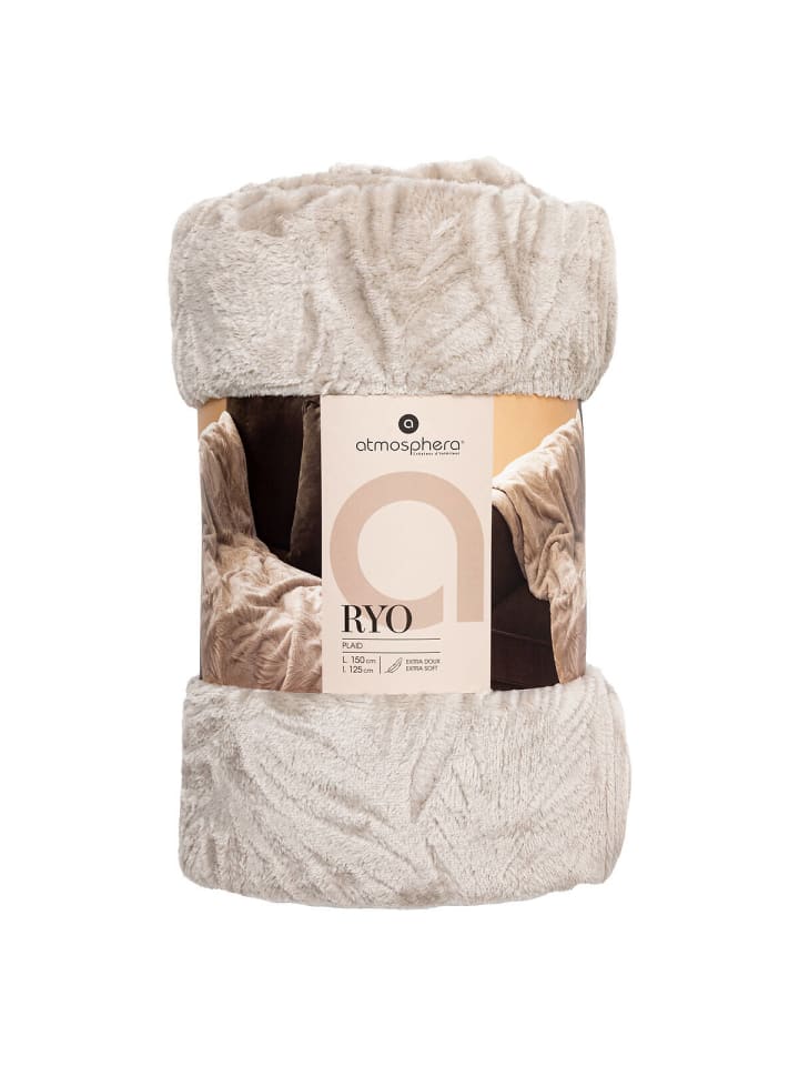 Atmosphera Créateur d'intérieur Kuscheldecke in beige günstig kaufen onesize