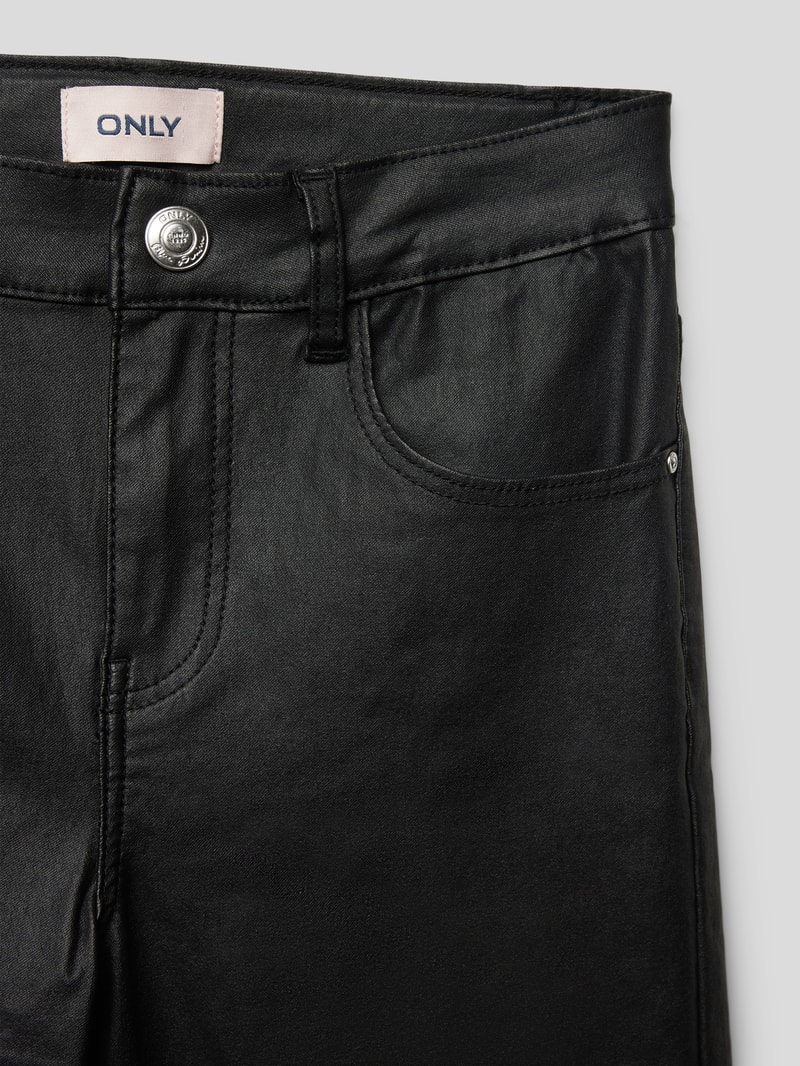 Jeans mit französischen Eingrifftaschen Modell 'JUICY' in schwarz