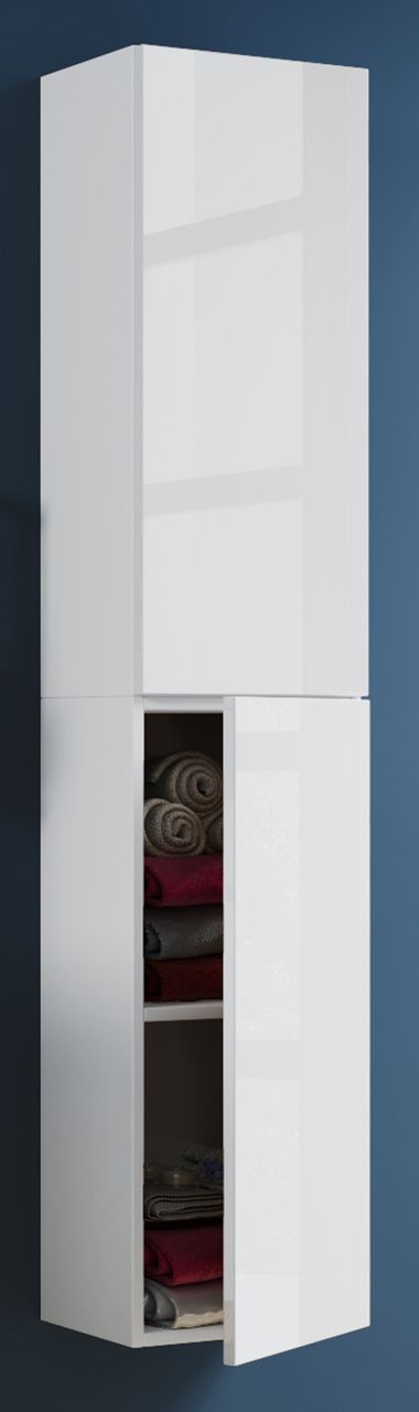 VCM Hochschrank Lendas Weiß