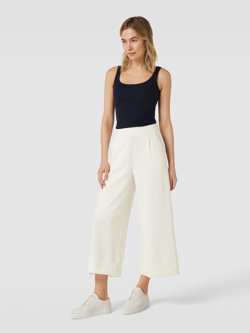 Stoffhose in verkürzter Passform in offwhite