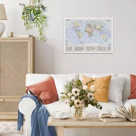 Puzzle 1000 Teile - Politische Weltkarte