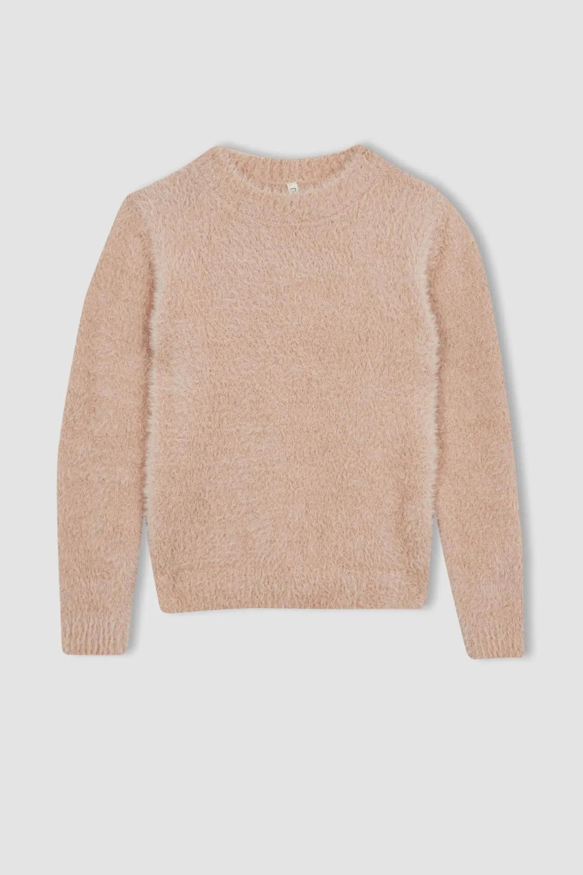 DeFacto  Strickpullover für Mädchen mit normaler Passform und Rundhalsausschnitt