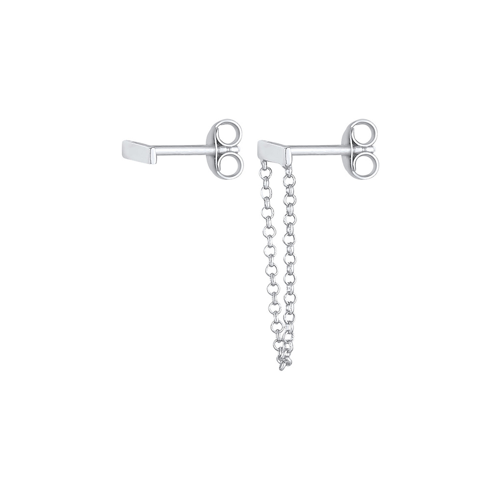 Elli Elli Boucles d'Oreilles Boucles d'oreilles dames blogueuse de tendance en argent  Boucles d'oreilles