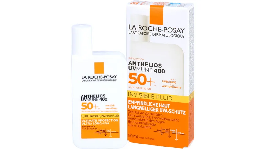 LA ROCHE-POSAY Anthelios Invisible Fluid UVMune 400 LSF 50+ 50 ml