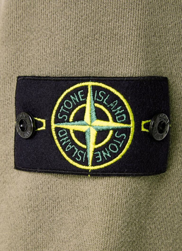 Πουλόβερ από οργανικό βαμβάκι Stone Island 61241 με λογότυπο