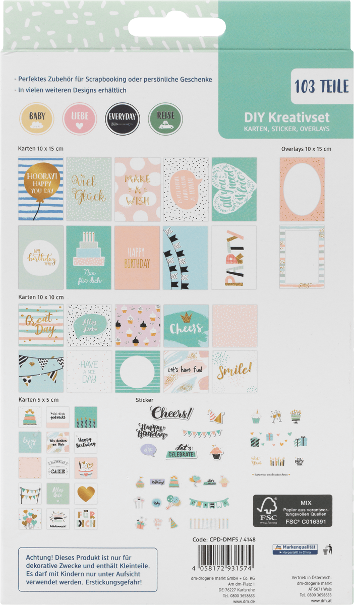 Kreativset DIY Feiern, 1 St