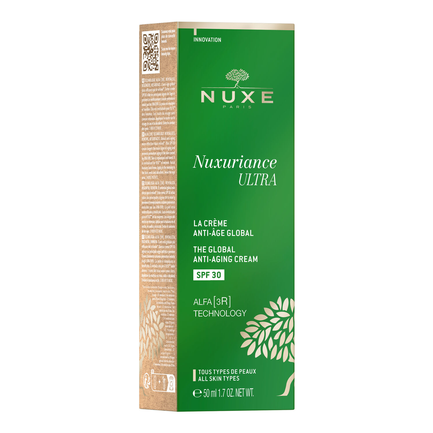 Nuxe NUXURIANCE ULTRA La Crème Anti-Âge Global SPF30, Nuxuriance Ultra 50 ml