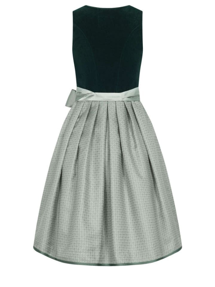 Nübler Midi Dirndl Elke in Grün günstig kaufen