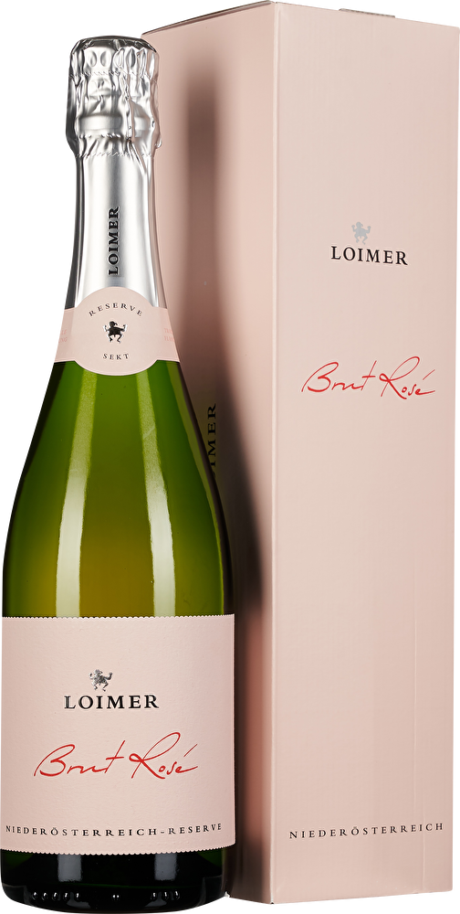 Loimer Sekt Reserve Brut Rosé im Geschenkkarton