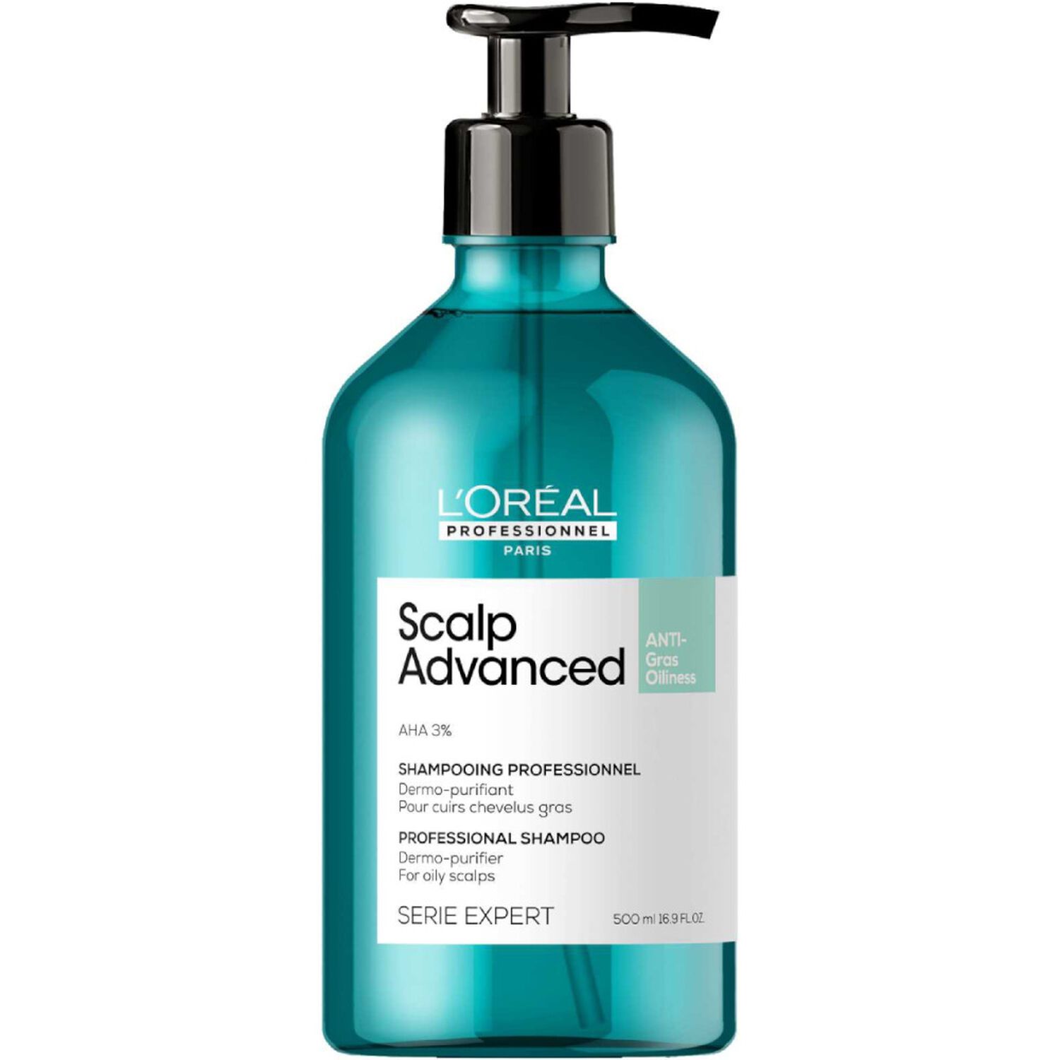 l'oréal professionnel Scalp Advanced Shampooing Dermo-Purifiant - Cuirs Chevelus Gras 500 ml