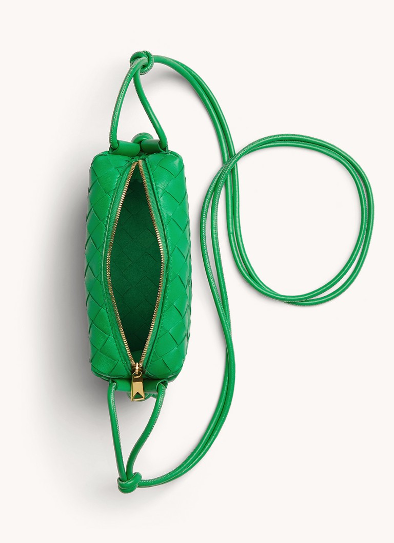 Bottega Veneta Mini Loop -kameralaukku lampaannahasta