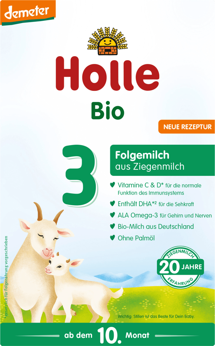 Folgemilch 3 aus Ziegenmilch ab dem 10. Monat, 400 g