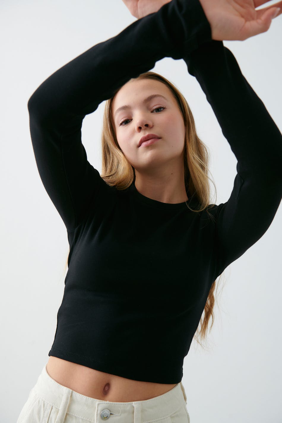 Y basic long sleeve top