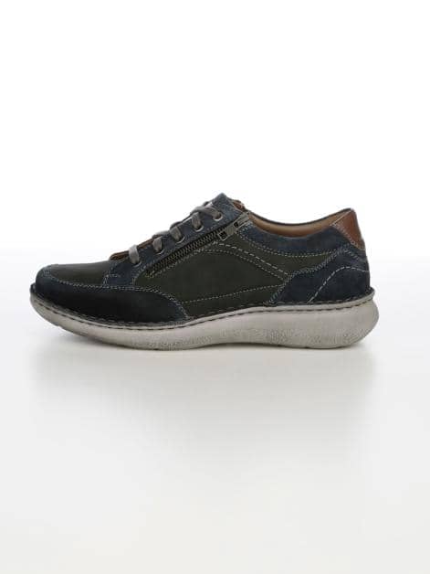 Schnürschuh mit zusätzlichem Reißverschluss